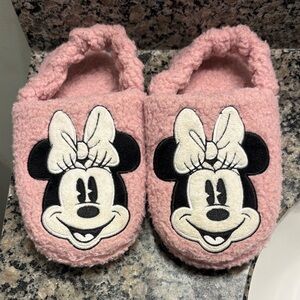 Baby Gap Minnie Mouse Slippers, girls size 11-12